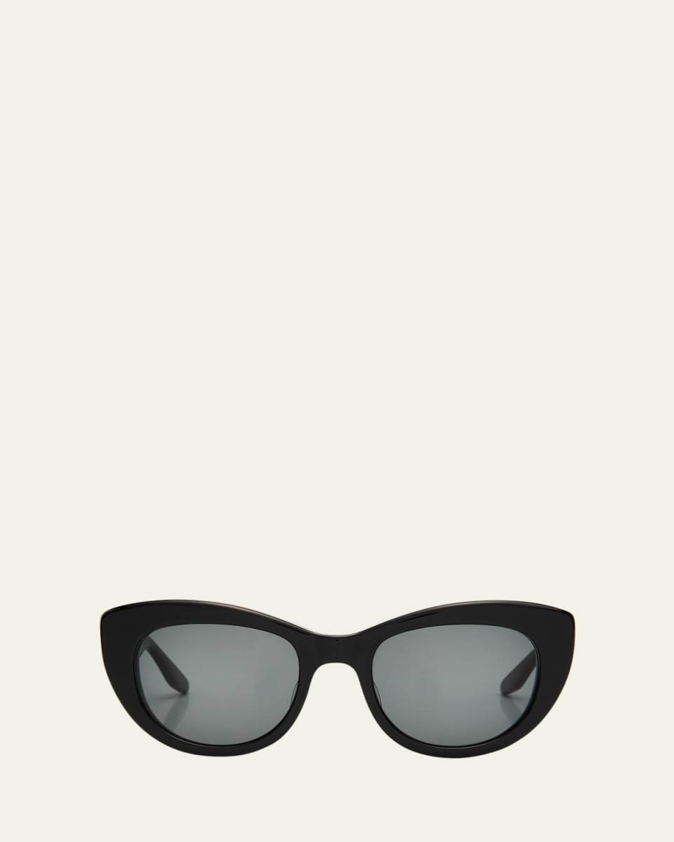 Vega Acetate & Titanium Butterfly Sunglasses